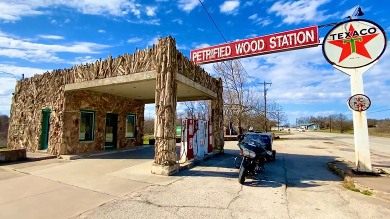 Petrified Wood Gas Station in Decatur