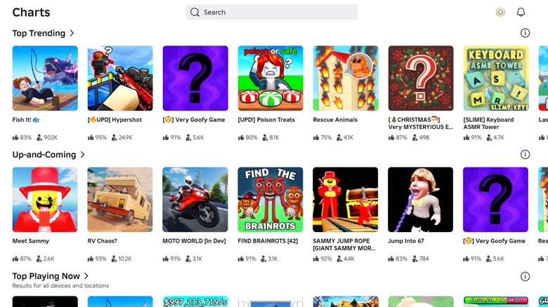 some of the top Roblox experiences