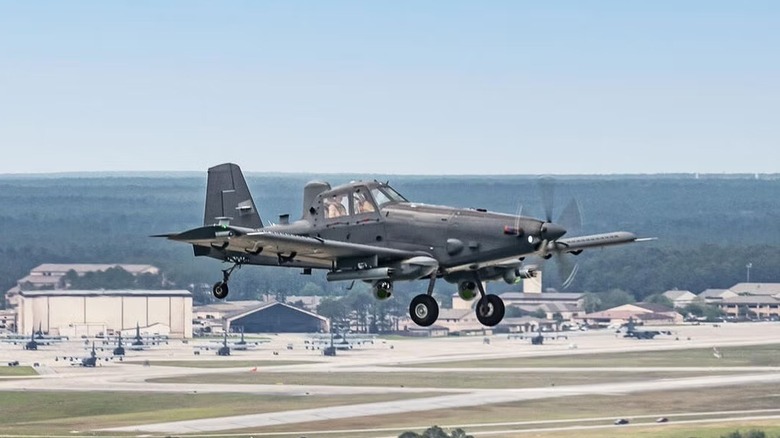 OA-1K Skyraider II in flight
