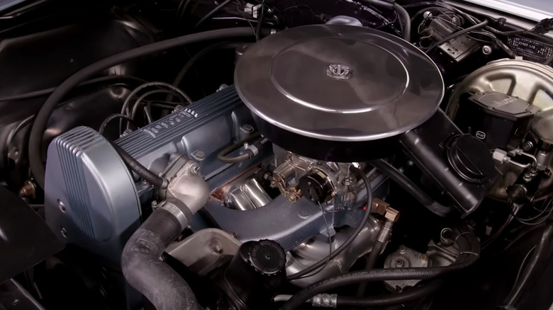 Pontiac Firebird OHC inline-six engine up close