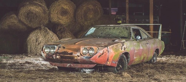 1969 Dodge Daytona left to rust in barn now worth $180K