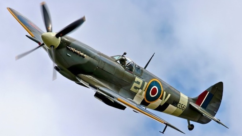 Supermarine Spitfire in flight