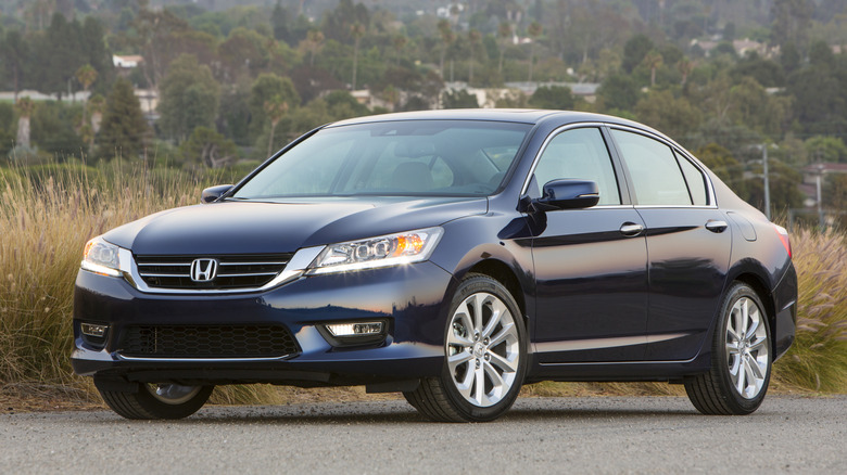 2013 Honda Accord on gravel road