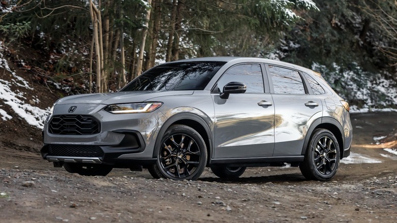 2023 Honda HR-V on dirt road