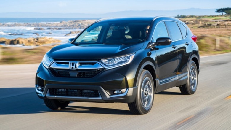 2017 Honda CR-V on the road