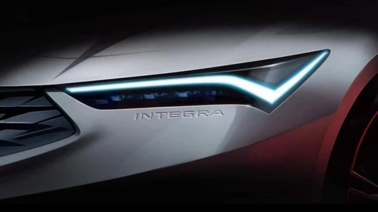 2022 Acura Integra headlight