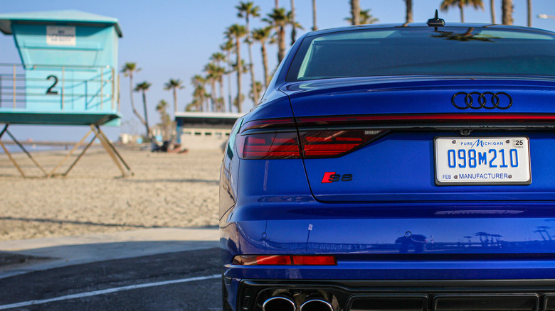 2022 Audi S8 rear