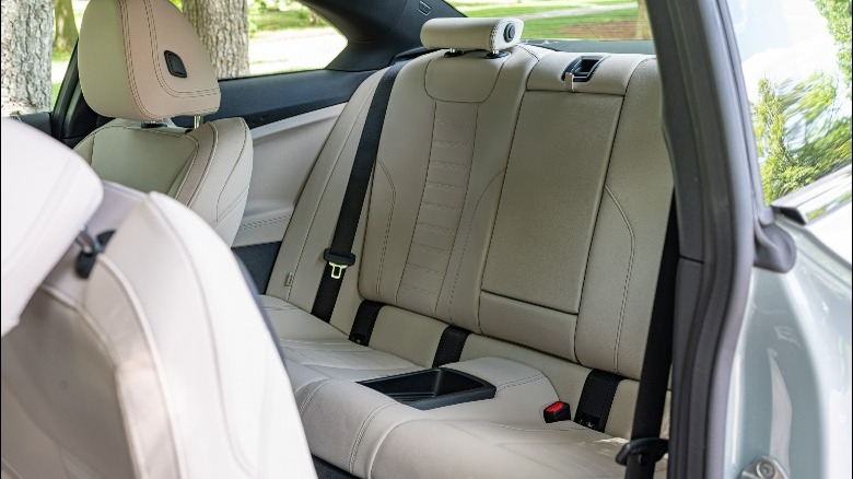 2022 BMW 230i rear seats
