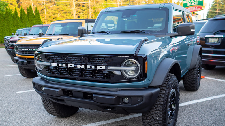 2022 Ford Bronco Wildtrak parked