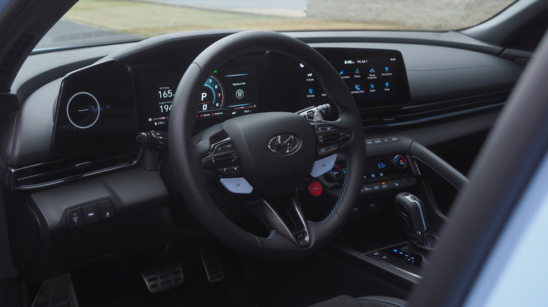 2022 Hyundai Elantra N cabin