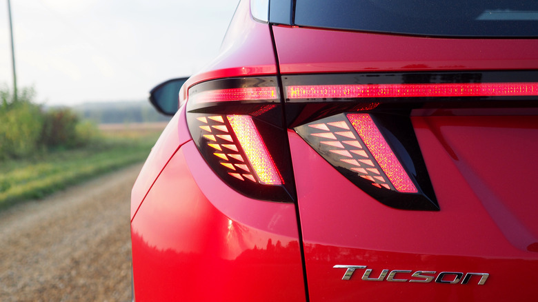 2022 Hyundai Tucson taillight