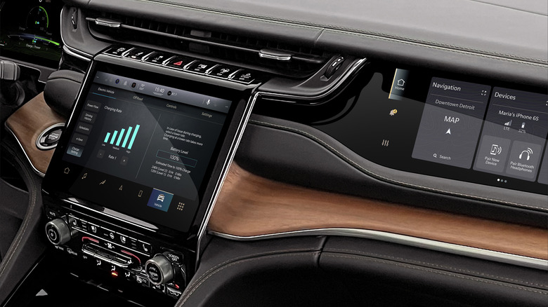 2022 Jeep Grand Cherokee 4xe dashboard