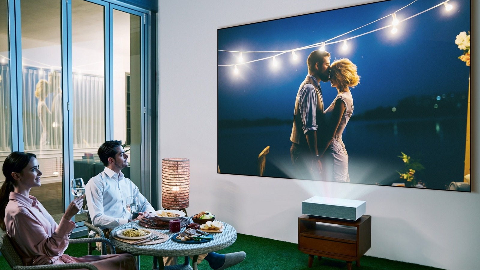 2022 LG CineBeam 4K Projectors Don't Need Much Space Or A Dark Room