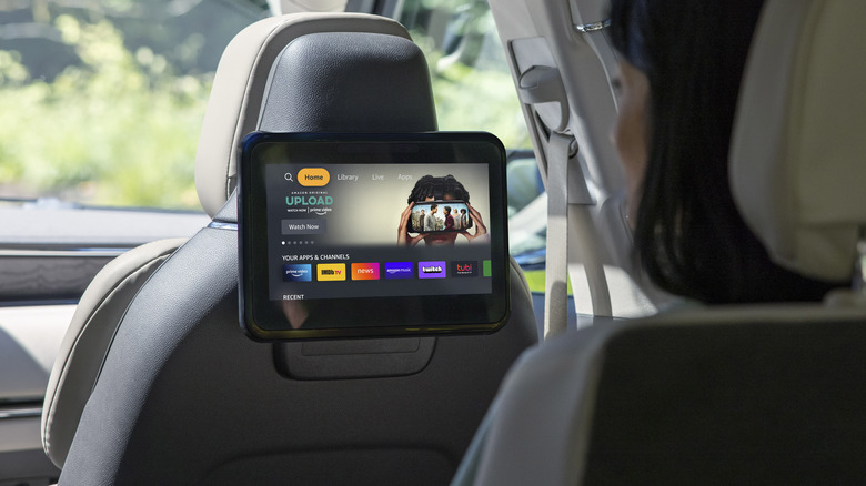 Fire TV powered second-row entertainment