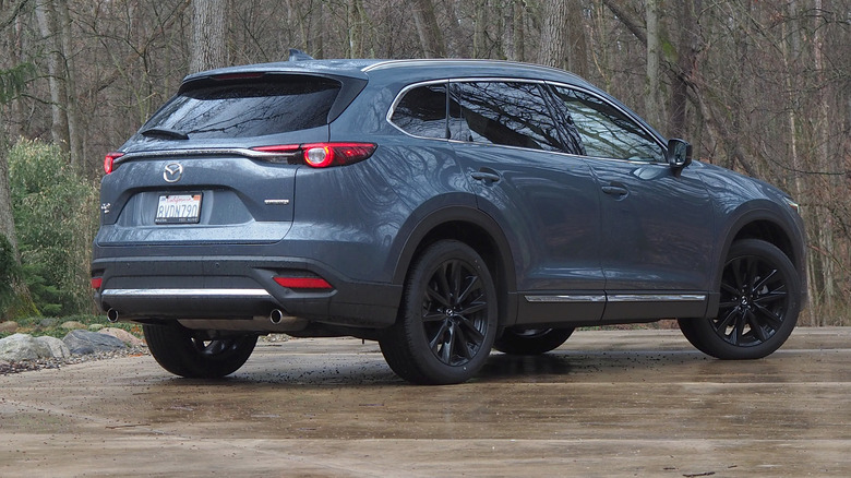 2022 Mazda CX-9 rear three-quarters