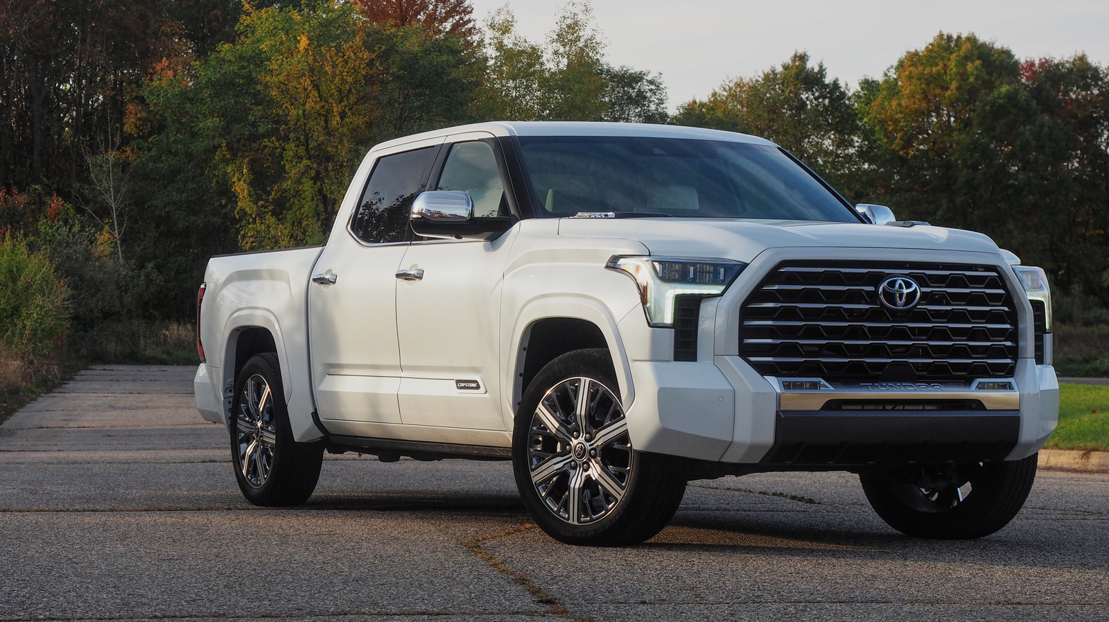 2022 Toyota Tundra Capstone Review Hybrid Luxury Truck Focuses On The