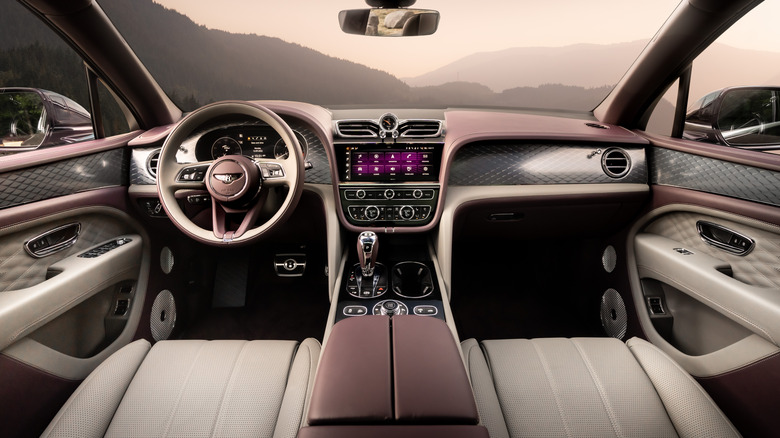 Bentayga EWB dashboard