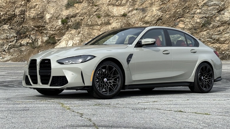 2023 BMW M3 sedan in Fashion Gray