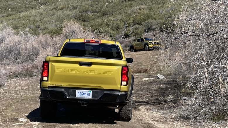 2023 Chevrolet Colorado on trail