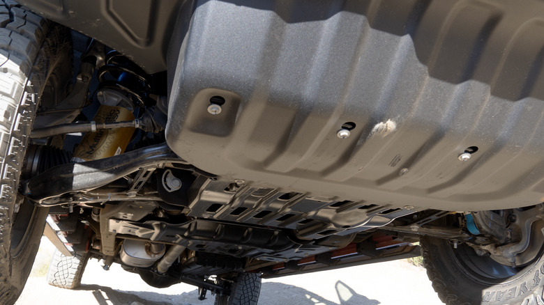 2023 Chevrolet Silverado ZR2 Bison underbody protection skid plates