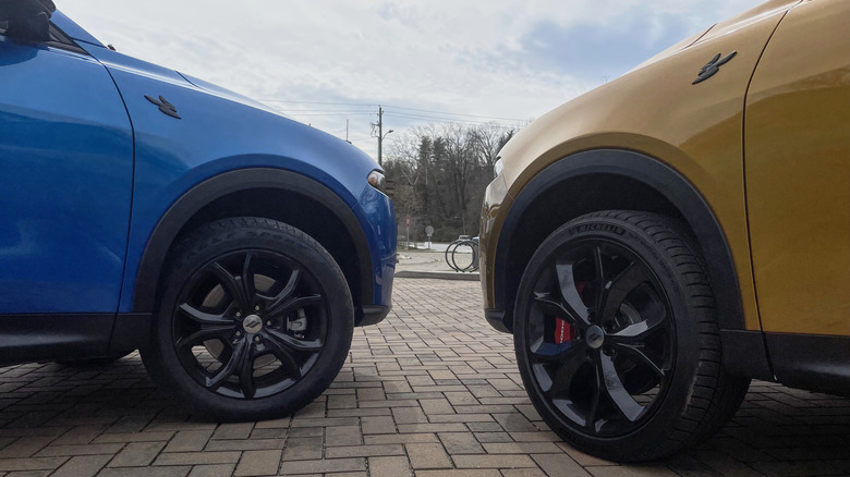 Dodge Hornet front ends and wheels
