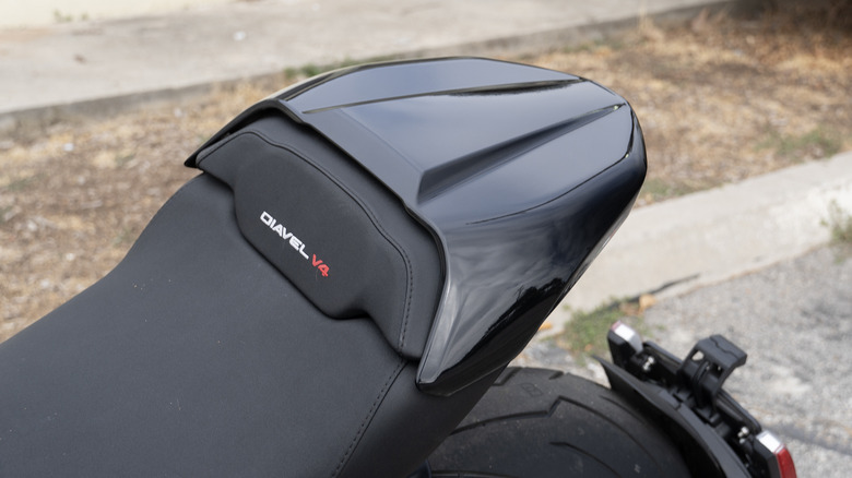 2023 Ducati Diavel V4 plastic pillion cover