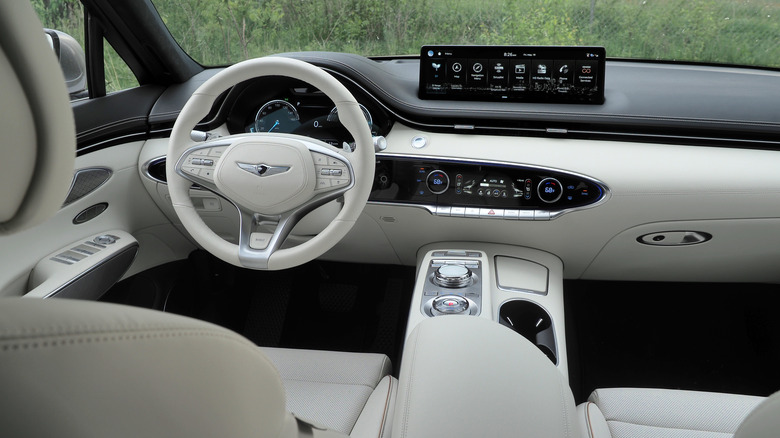 2023 Genesis Electrified GV70 interior dashboard