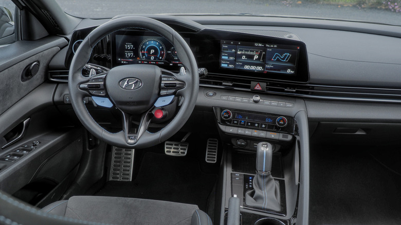 2023 Hyundai Elantra N front cabin