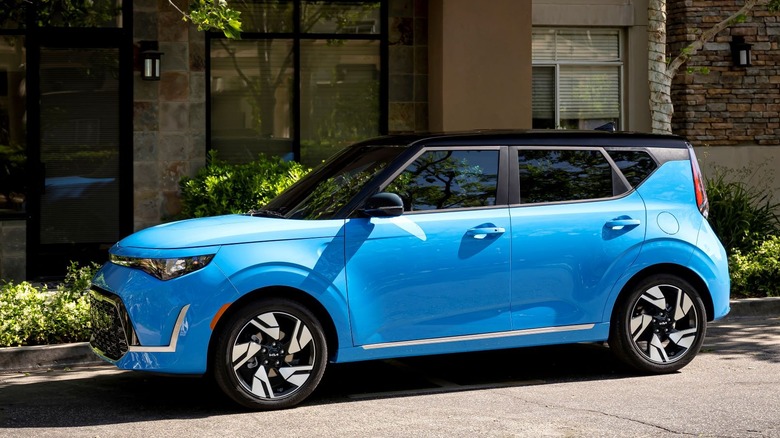 Surf Blue 2023 Kia Soul car