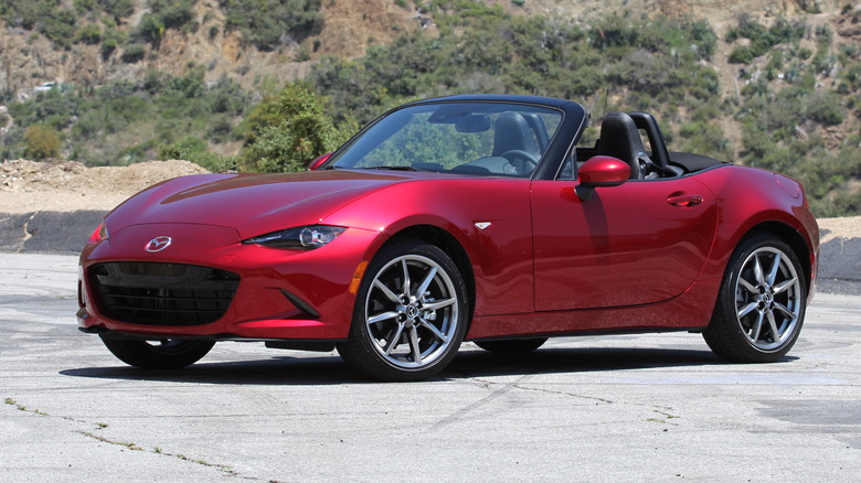 2023 Mazda MX-5 Miata roadster in Soul Red