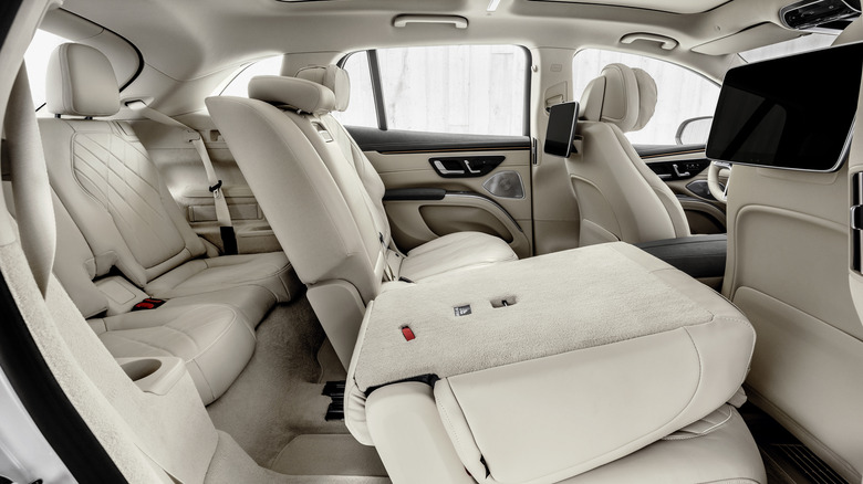 Mercedes-Benz EQS SUV side interior
