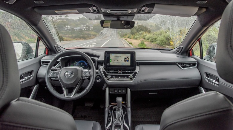 Corolla Cross Hybrid dashboard