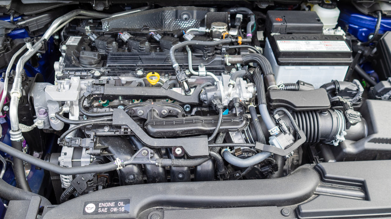2023 Toyota Corolla Hatchback XSE engine bay