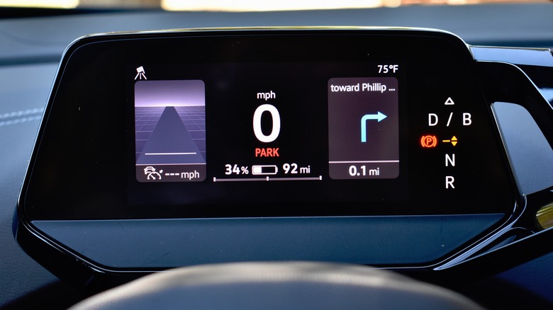 2023 Volkswagen ID.4 instrument cluster.