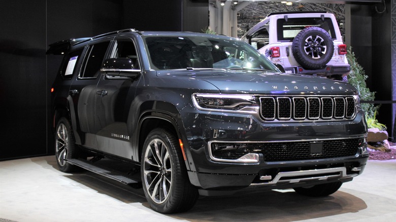 2023 Wagoneer family models on display