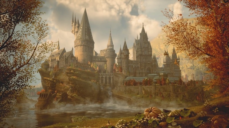 Hogwarts Castle in autumn