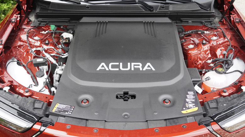 2024 Acura ZDX Type S "frunk" engine bay
