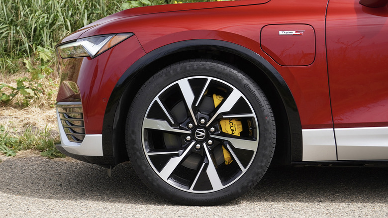 2024 Acura ZDX Type S front wheel and tire detail