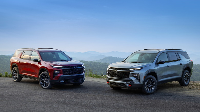 Chevrolet Traverse RS and Z71