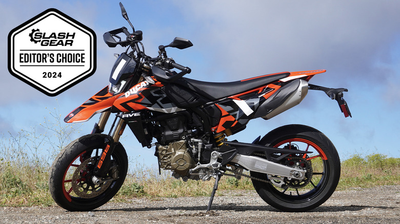 2024 Ducati Hypermotard 698 Mono in the Malibu Hills