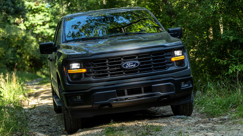 2024 black Ford F-150