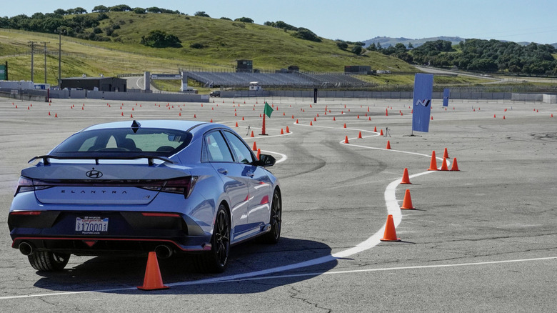 2024 Hyundai Elantra N autocross at Laguna Seca