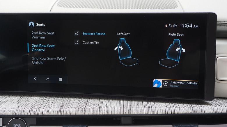 2024 Hyundai Santa Fe seat controls