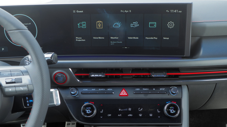 2024 Hyundai Sonata N Line dashboard