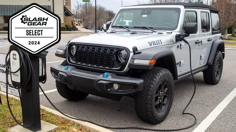 2024 Jeep Wrangler 4xe plugged in