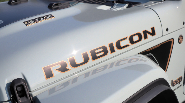 Wrangler Rubicon 392 Final Edition hood detail