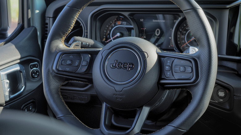 Wrangler Rubicon 392 Final Edition steering wheel