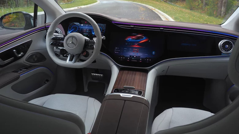 2022 Mercedes EQS dashboard