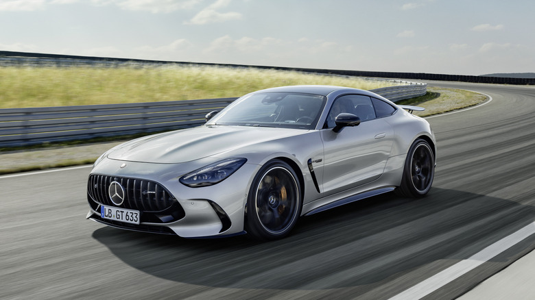 AMG GT Coupe driving track