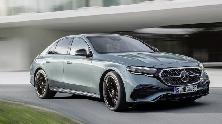 2024 Mercedes-Benz E-Class road driving